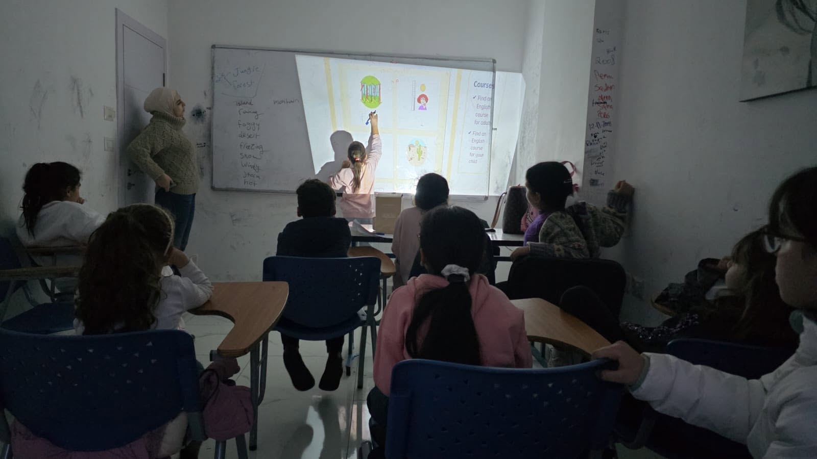 A group attending an educational session