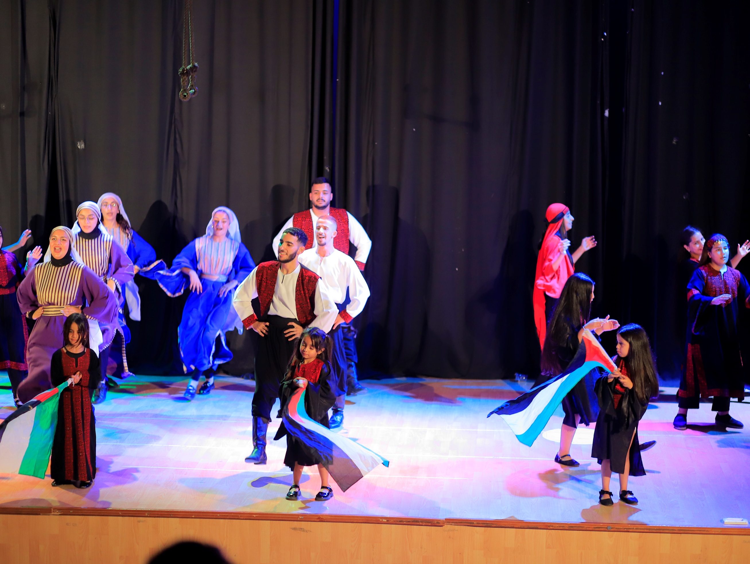 A cultural performance on stage