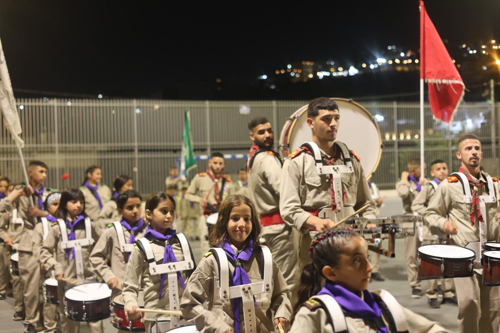 Al-Bustan scouts participating in a community event